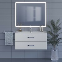Мебель для ванной комнаты Uperwood Upd Foster 100 см подвесная, белая