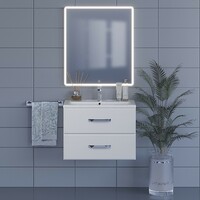 Мебель для ванной комнаты Uperwood Upd Foster 70 см подвесная, белая