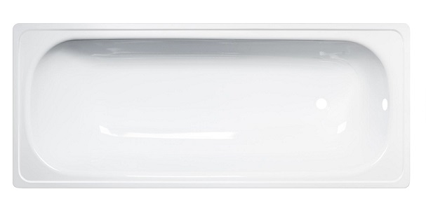 Стальная ванна ВИЗ Antika 170x70 с опорной подставкой, с рантом, белая орхидея, размер 170x70, цвет белый