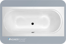 Акриловая ванна Vagnerplast Briana 180x80 см VPBA180BRI2X-04 пристенная, белая