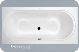 Акриловая ванна Vagnerplast Briana 185x90 см VPBA185BRI2X-04 пристенная, белая