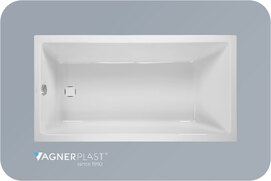 Акриловая ванна Vagnerplast Cavallo 150x70 см VPBA157CAV2X-04 пристенная, белая