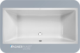 Акриловая ванна Vagnerplast Cavallo 180x80 см VPBA180CAV2X-04 пристенная, белая