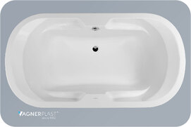 Акриловая ванна Vagnerplast Gaia 190x100 см VPBA191GAI7X-04 встраиваемая, белая