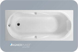 Акриловая ванна Vagnerplast Minerva 170x70 см VPBA177MIA2X-04 пристенная, белая