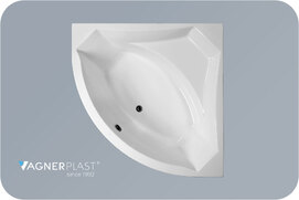 Акриловая ванна Vagnerplast Veronela 140x140 см VPBA140VEA3X-04 угловая, белая