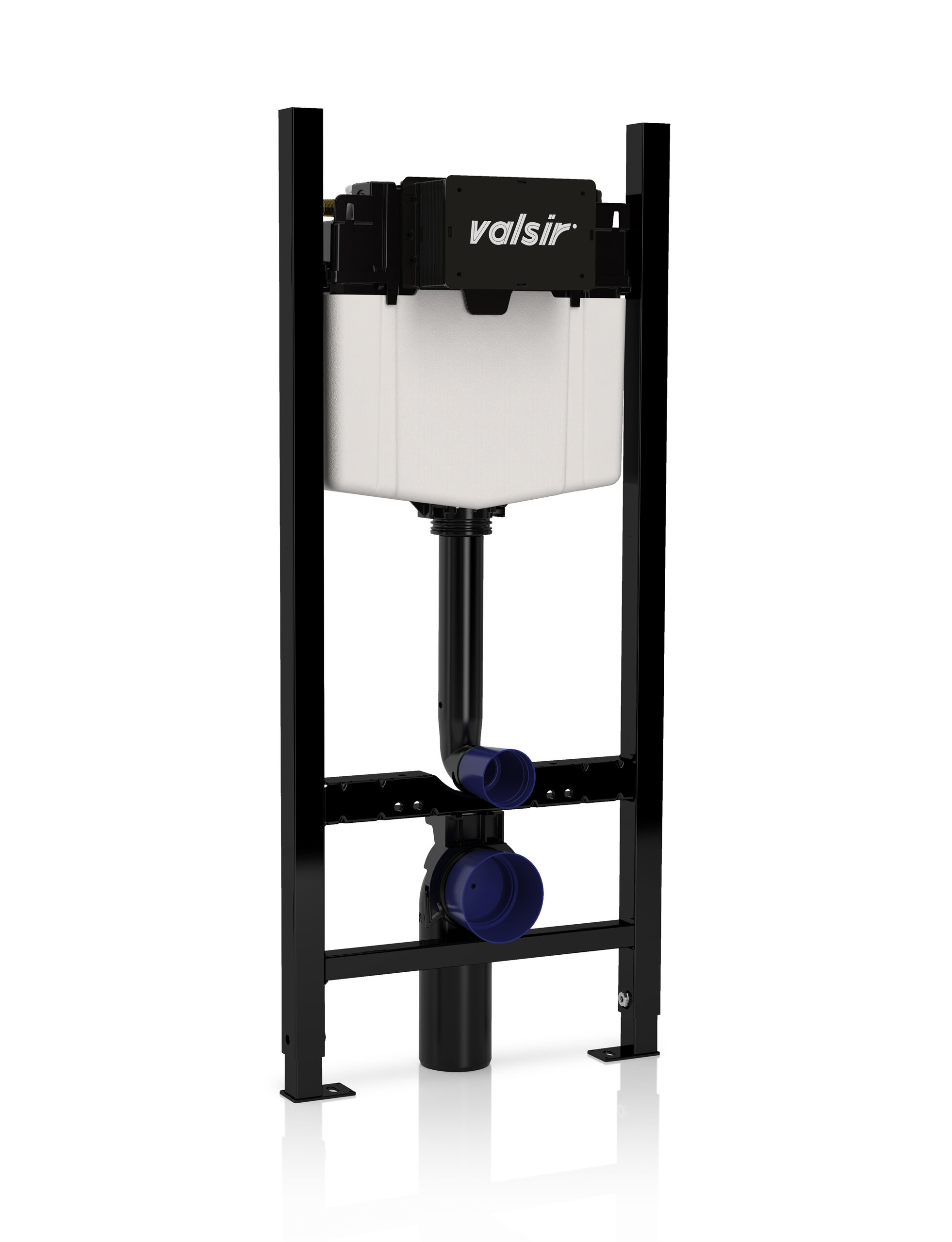 Подвесной унитаз с инсталляцией и кнопкой Valsir KIT VSMG 5486NEMT Slim P1 безободковый, с сиденьем микролифт, черный матовый, кнопка золото матовое