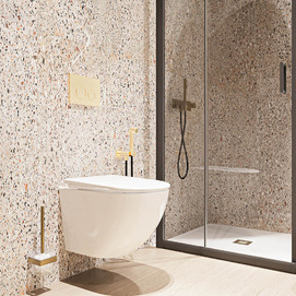 Унитаз подвесной Veconi Moro VMO-48T безободковый, с крышкой микролифт, белый глянцевый