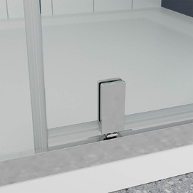 Фото Душевой уголок Veconi Ottimo P20SP CH 110x80 OP20CH-SP-11080-07-C9 стекло матовое, профиль хром