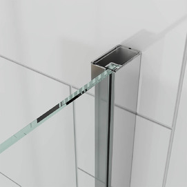 Фото Душевой уголок Veconi Ottimo P20SP CH 110x80 OP20CH-SP-11080-07-C9 стекло матовое, профиль хром