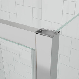 Фото Душевой уголок Veconi Ottimo P20SP CH 110x90 OP20CH-SP-11090-07-C9 стекло матовое, профиль хром