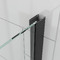 Фото Душевой уголок Veconi Ottimo P20SP GR 100x90 OP20GR-SP-10090-01-C9 стекло прозрачное, профиль брашированный графит 3