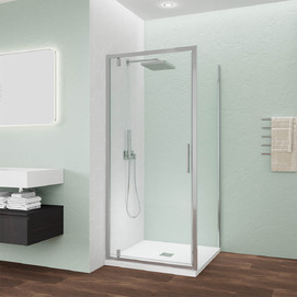 Фото Душевой уголок Veconi Ottimo P30SP CH 70x100 OP30CH-SP-70100-01-C9 стекло прозрачное, профиль хром