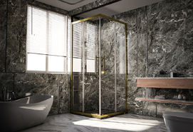 Душевой уголок Veconi Premium Trento PTC20-G-10080-01-C4