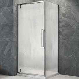 Душевой уголок Veconi Rovigo 70x70 RV033R-7070-06-C7 без поддона, стекло дождь, профиль хром