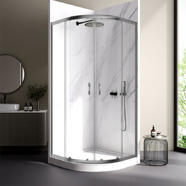 Душевой уголок Veconi Rovigo 80x80 RV202GR-80-01-C4 стекло прозрачное, профиль брашированный графит, без поддона