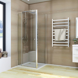 Душевой уголок Veconi Rovigo 90x80 RV026-9080-01-C8 стекло прозрачное, профиль хром, без поддона