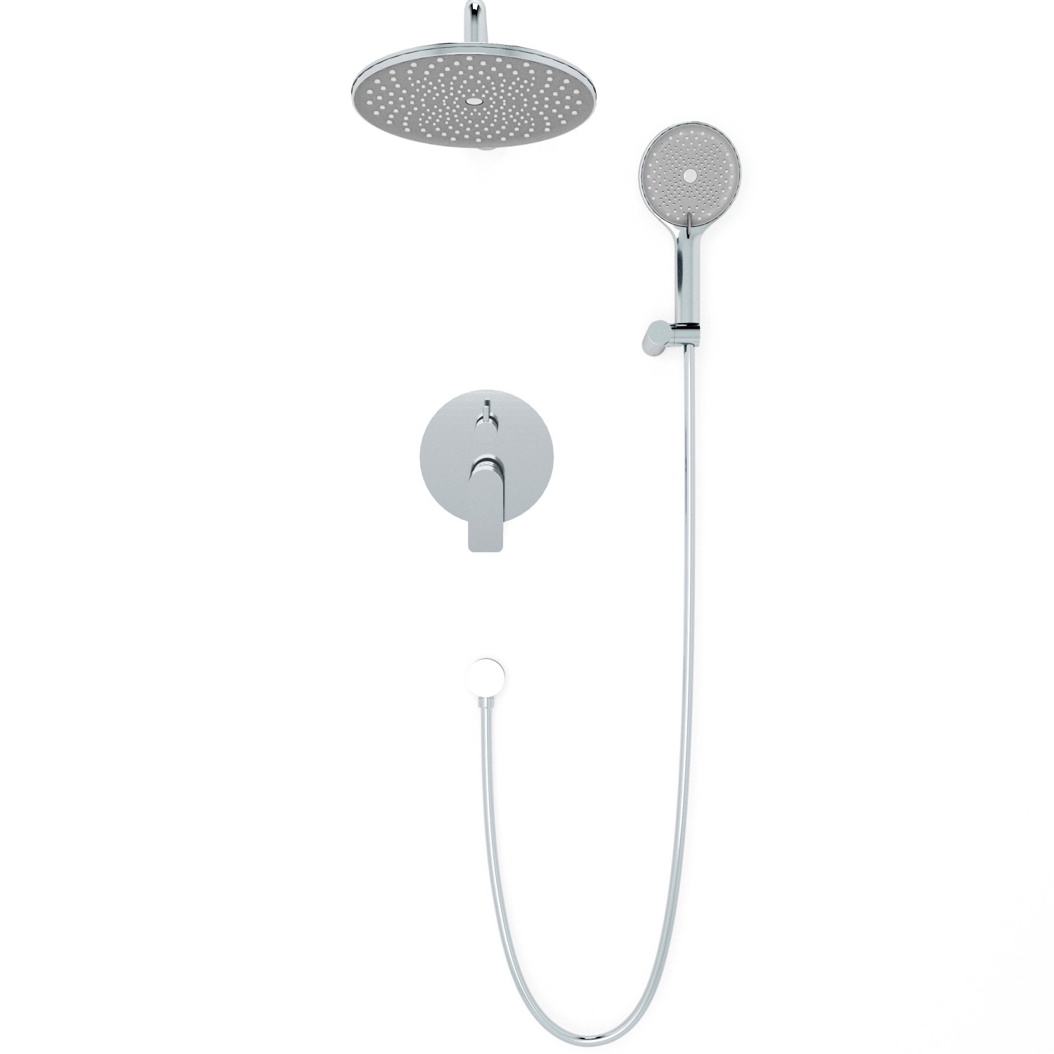 Встраиваемая душевая система Veconi Teora TE-500-C-C4 без излива хром глянцевый 28434₽