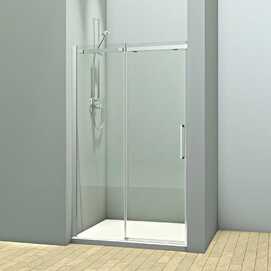 Душевая дверь в нишу Veconi 120х195 VN71 раздвижная, стекло прозрачное, профиль хром