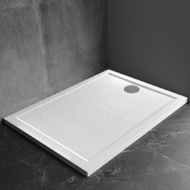 Душевой поддон из искусственного камня Veconi Pietra 80x80 PT-W-8080-RU белый