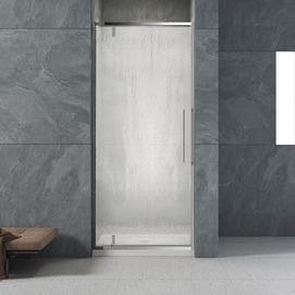 Душевая дверь в нишу Veconi Vianno 80x195 VN33R-80-06-C7 стекло дождь, профиль хром