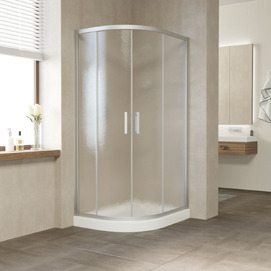 Душевой уголок Vegas-Glass 100x80  ZS-F NOVO h2000 100*80 07 02 профиль матовый хром, стекло шиншилла