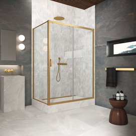 Душевой уголок Vegas-Glass 105x80 ZP+ZPV Protec 105*80 03 01 профиль золото матовое, стекло прозрачное