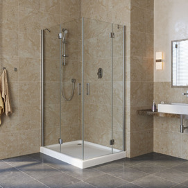 Душевой уголок Vegas-Glass Afa-F Lux 110x90 AFA-F LUX 110*90 08 crystalvision профиль матовый хром