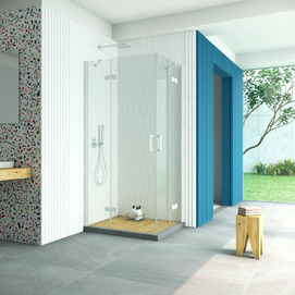 Душевой уголок Vegas-Glass Afa-F Retta 90x80 AFA-F Retta 90*80 01 crystalvision профиль белый
