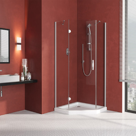 Душевой уголок Vegas-Glass Afa-Pen Lux 90x90 AFA-Pen LUX 90 07 crystalvision профиль матовый хром