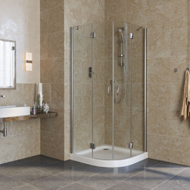 Душевой уголок Vegas-Glass Afs Lux 110x110 AFS LUX 110 08 crystalvision профиль глянцевый хром