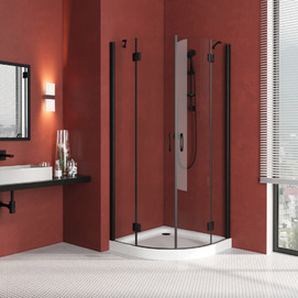 Душевой уголок Vegas-Glass Afs Lux 90x90 AFS LUX 90 02М crystalvision профиль черный