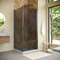 Фото Душевой уголок Vegas-Glass EP-Fis NOVO h2000 90*120 11 07 R  профиль оружейная сталь, стекло графит 0