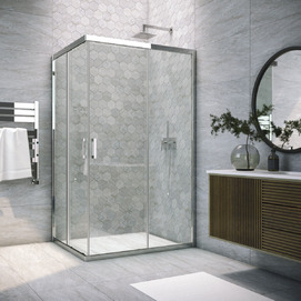 Душевой уголок Vegas-Glass ZA-F TUR NOVO h1900 100x85 ZA-F TUR NOVO h1900 100*85 08 01 профиль глянцевый хром, стекло прозрачно
