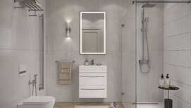 Мебель для ванной комнаты Velvex Jill tp.JIL.9595.60.2Y белый матовый