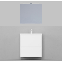Мебель для ванной Velvex Klaufs 60 подвесная 2 ящика, белая