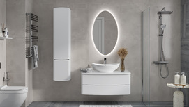 Мебель для ванной комнаты Velvex Luna tp.LUN.100.2Y