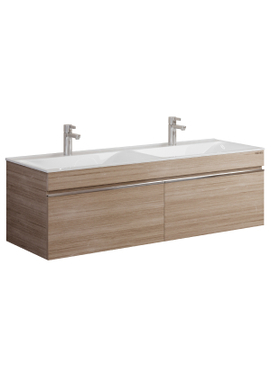 Тумба под раковину Velvex Pulsus 139 см tp.PUL.PUL.140.2Y дуб сонома подвесная