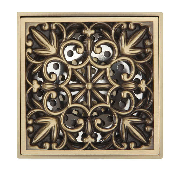 Душевой трап Veragio Canyon 10x10 см VRCAN-2047BR бронза 2292₽