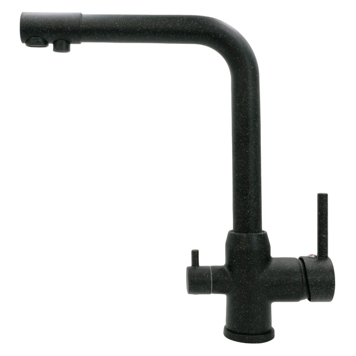 Смеситель для кухни Veragio Milano 32657 с краном для питьевой воды черный камень 8430₽