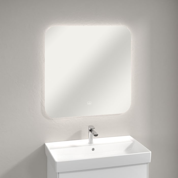 Зеркало с подсветкой Villeroy Boch More to See Lite 80 см A4628000, цвет хром - фото 8