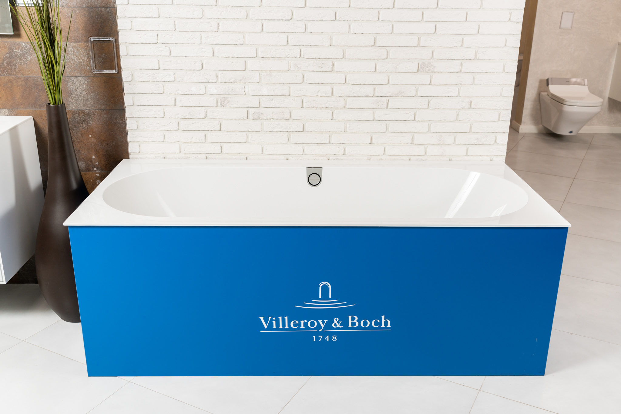 Ванна квариловая Villeroy Boch Oberon 2.0 180х80, белая, размер 180х80, цвет белый - фото 2