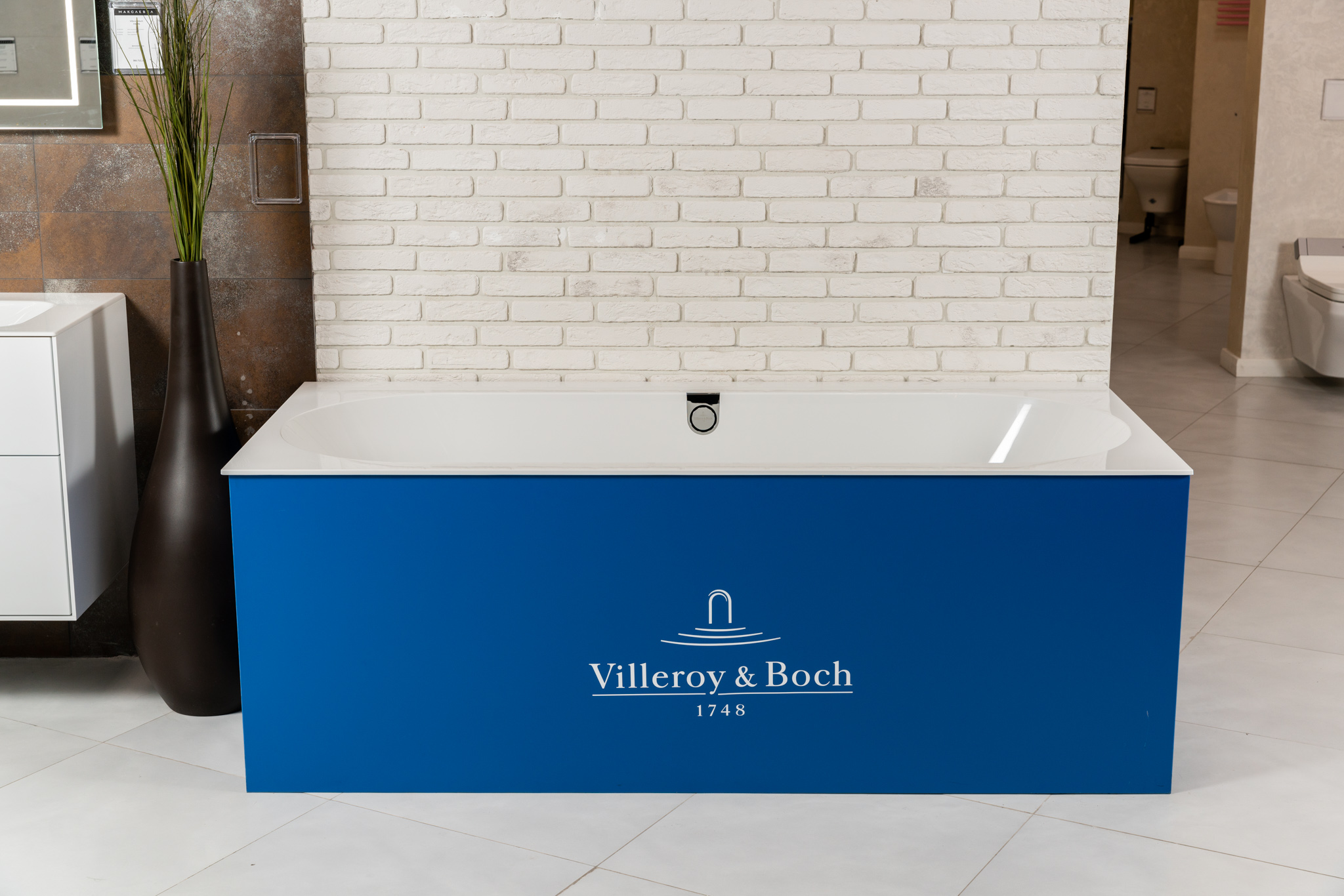 Ванна квариловая Villeroy Boch Oberon 2.0 180х80, белая, размер 180х80, цвет белый - фото 4