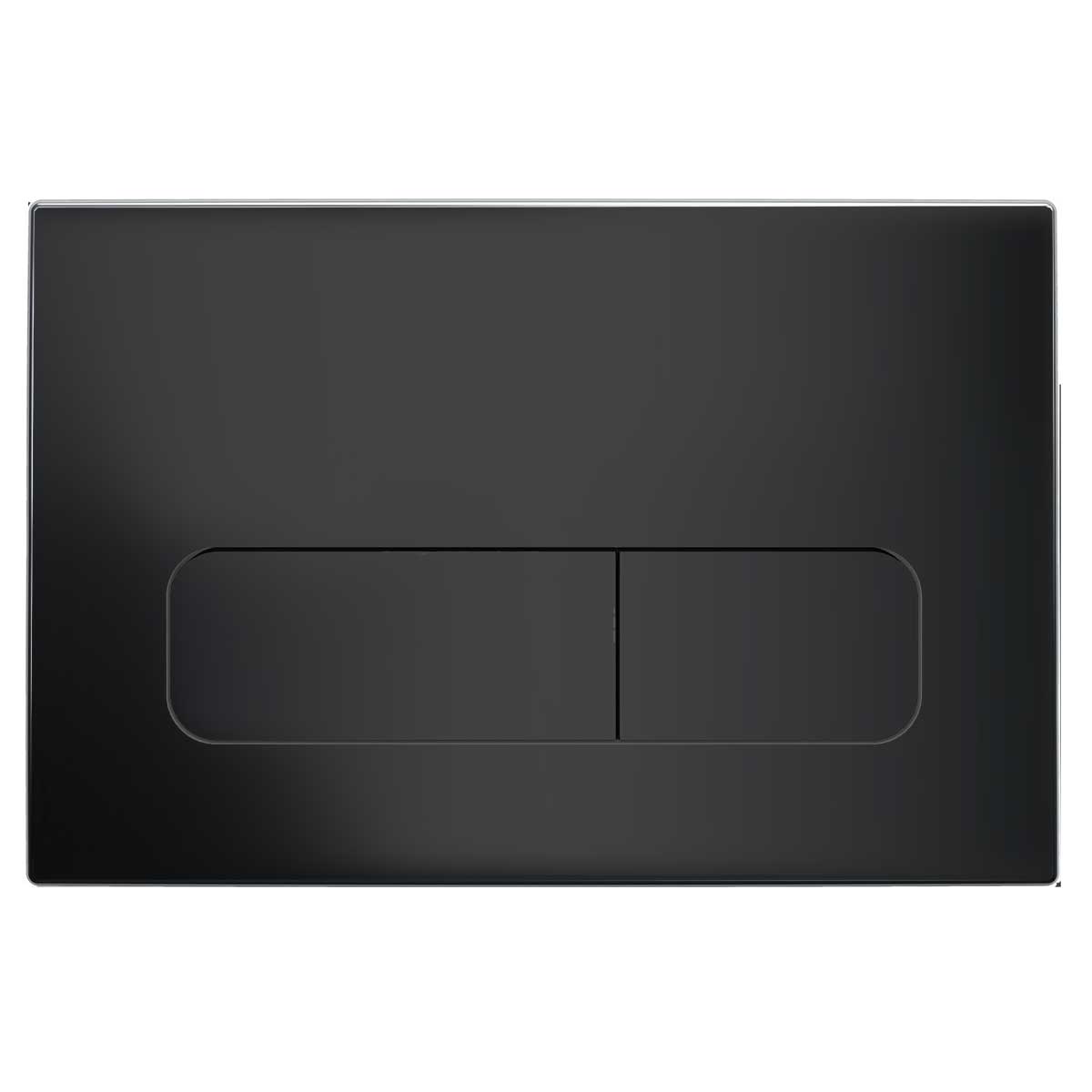 Кнопка для инсталляции Vincea VFP-002MB черная матовая, цвет матовый черный - фото 1