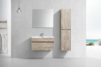 Мебель для ванной Vincea Chiara 80 см N.Wood (натуральный дуб) подвесная 1 ящик