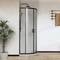 Фото Душевой уголок Vincea City 90x90 стекло прозрачное, профиль черный, без поддона 4