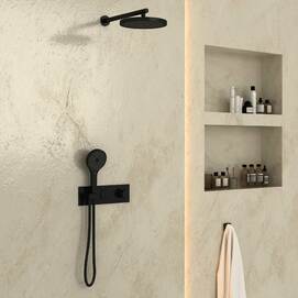 Встраиваемая душевая система Vincea  VSFW-422T2MB