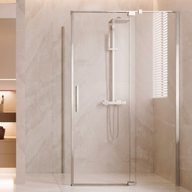 Душевой уголок Vincea Extenza 100-110x100 VSR-4EX101110CL стекло прозрачное, профиль хром