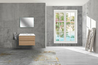 Мебель для ванной Vincea Gio 80  натуральный дуб