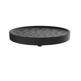 Фото Душевой комплект встраиваемый Vincea Inspire VSFW-3I22MT2RMB с полочкой и термостатом, черный матовый